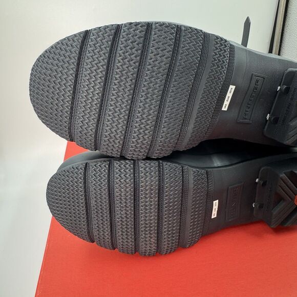 New Hunter Women's Navy (NVY) Blue Original Short Back Adjustable Rain Boots 10 - Picture 9 of 16